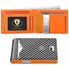 Carbon and Orange -money clip