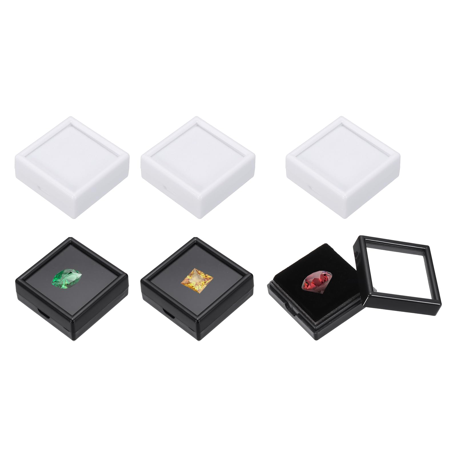 Photo 1 of MECCANIXITY Gemstone Display Boxes (6 Pcs)