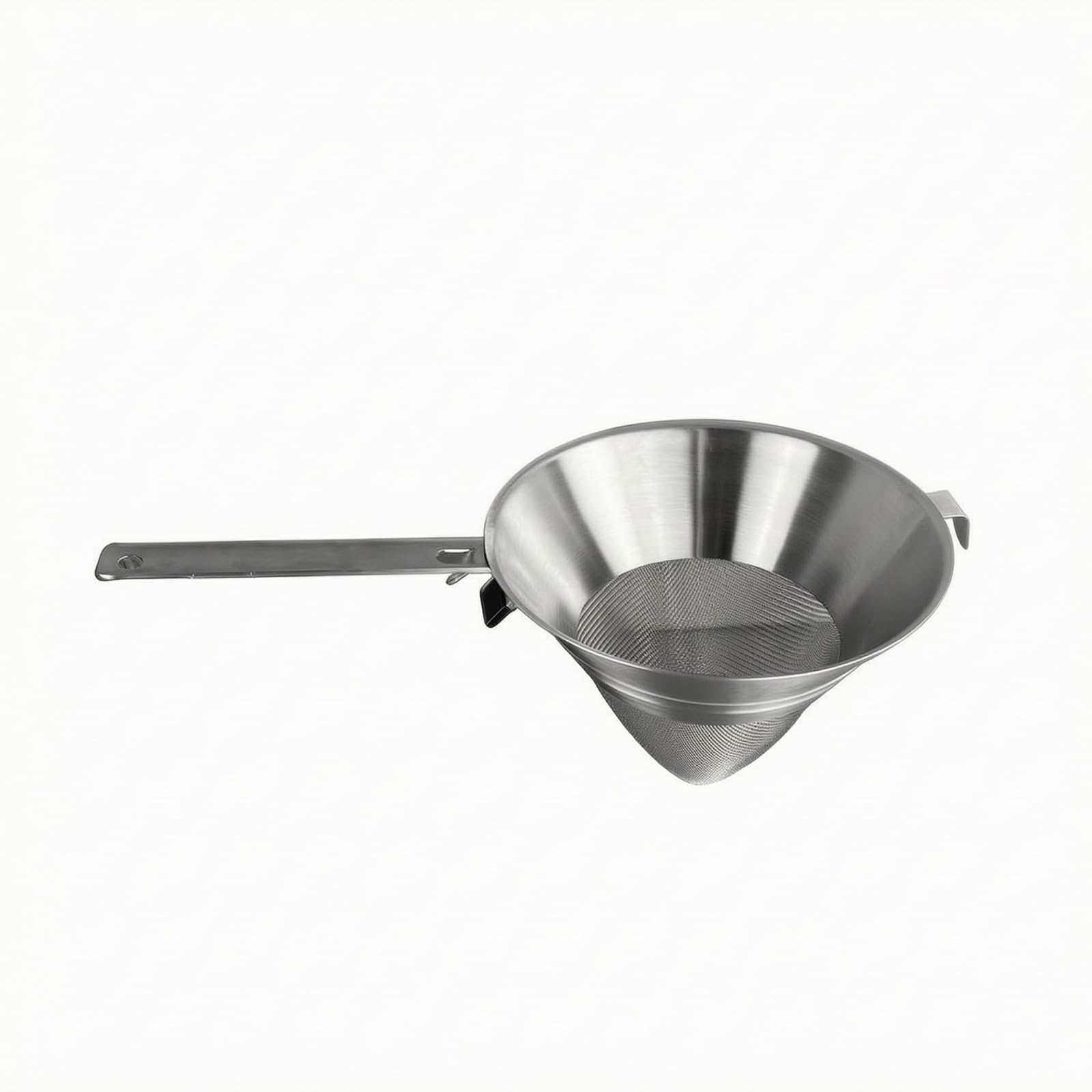 Ronyme Stabil sieb | Stabiler Edelstahlgriff, feinmaschig, Stielseiher, für Marmeladeeinkochen, Küche, Hobbyköche, 18 Cm
