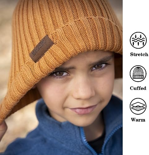 MAGISDU Baby Winter Hat Kids Beanie Merino Wool Boys Girls Double Layer Fleece Lined Knit Toddler Warm Toque for Infant 4 51cciAngalL. AC