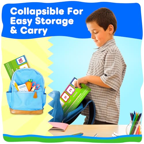 PraxiKidy CVC Word Games,Phonics Flash Cards for Preschool Kindergarten Learning Activity,Spelling Reading Manipulative Educational Toy Speech Therapy Homeschool Classroom School Teacher Supplies — view 6