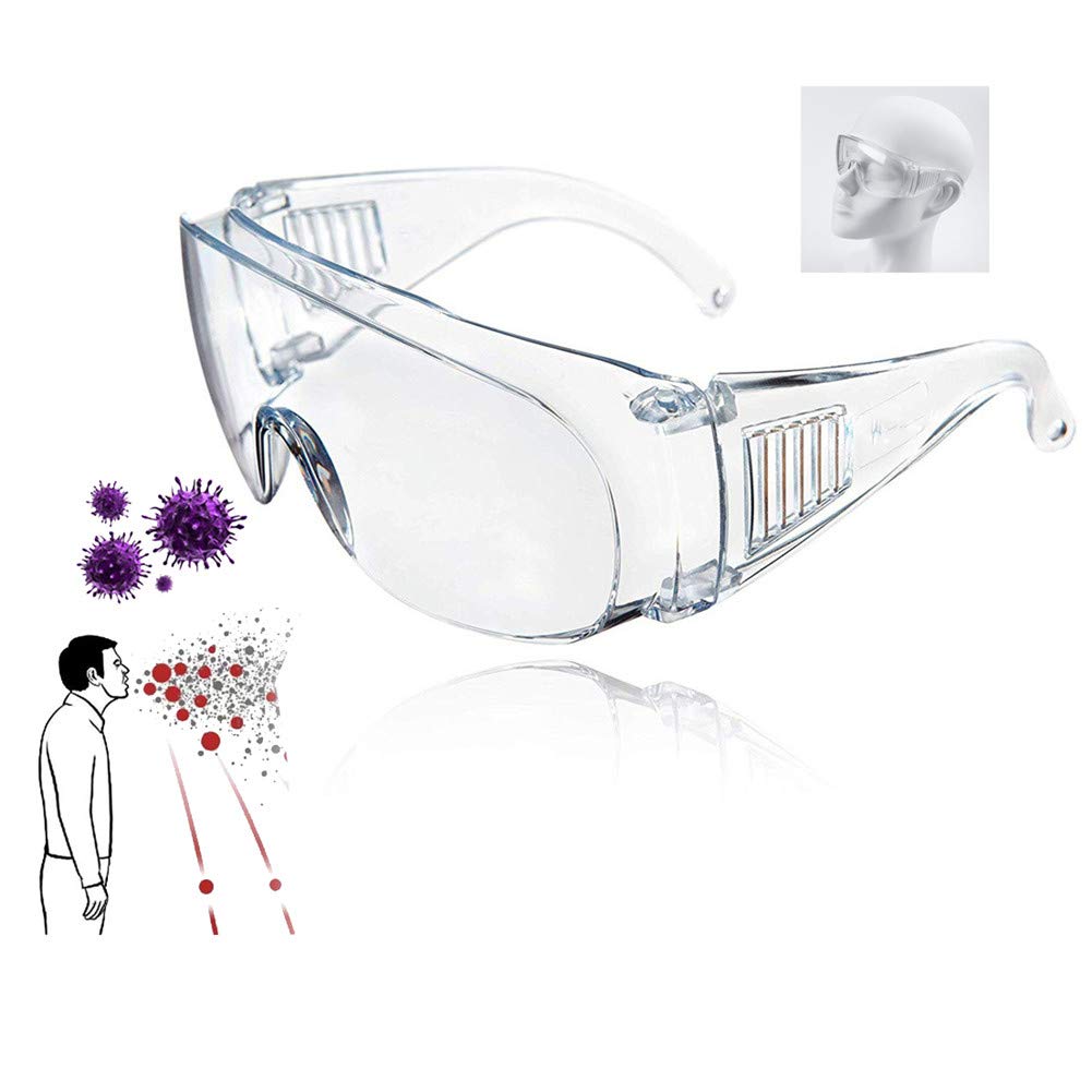 Dear, you Schlagbrille, Anti-Beschlag, staubdicht, winddicht und sanddicht, für Damen und Herren, Sicherheitsschutz, transparente Augenmaske