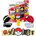 Pokemon Clip N Go Cintura Set Pikachu & Pokeball – Include 1 Personaggi da 5 cm, 1 Cintura e 2 Palline da Poker – Licenza Ufficiale Pokemon Giochi