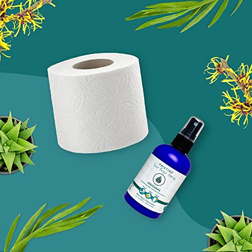 pristine toilet paper spray - as seen on shark tank more natural personal cleansing wipes amp flushable wet wipes alternative spray toilet paper to create flushable wipe original 4 fl oz
