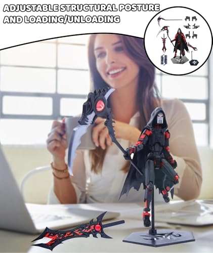 Image of Dummy 13 Action Figure, Fully Articulated Robot Toy for Collectors, Desktop Decoration with Dynamic Posing, Creative Display for Home and Room Decor.