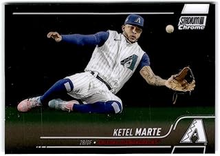 2022 Stadium Club Chrome #256 Ketel Marte Arizona Diamondbacks MLB Baseball Trading Card