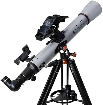 Celestron StarSense Explorer LT 80AZ App-Enabled Telescope 80mm Refractor with Smartphone Dock & StarSense App iPhone & Android Compatible Easy-to-Use for Beginners