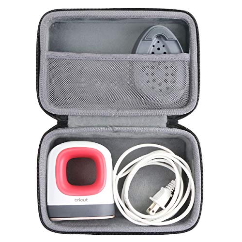 co2CREA Storage Carry Travel Hard Case for Cricut EasyPress Mini Heat Press Iron and Charging Base Accessories,Without NETO?Black Case only?