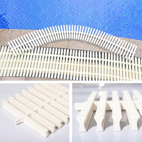 Grille de drainage de 25 cm évite l'eau stagnante et les débris