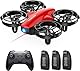Tomzon mini Drohne für Kinder Anfänger RC Quadrocopter mit 24min Lange Flugzeit, Kampfdrohne mit 360° Propellerschutz, Flugzeug ferngesteuert Spielzeug Drohne Werfen Go/3D Flip/Kreisflug, Nano Drone