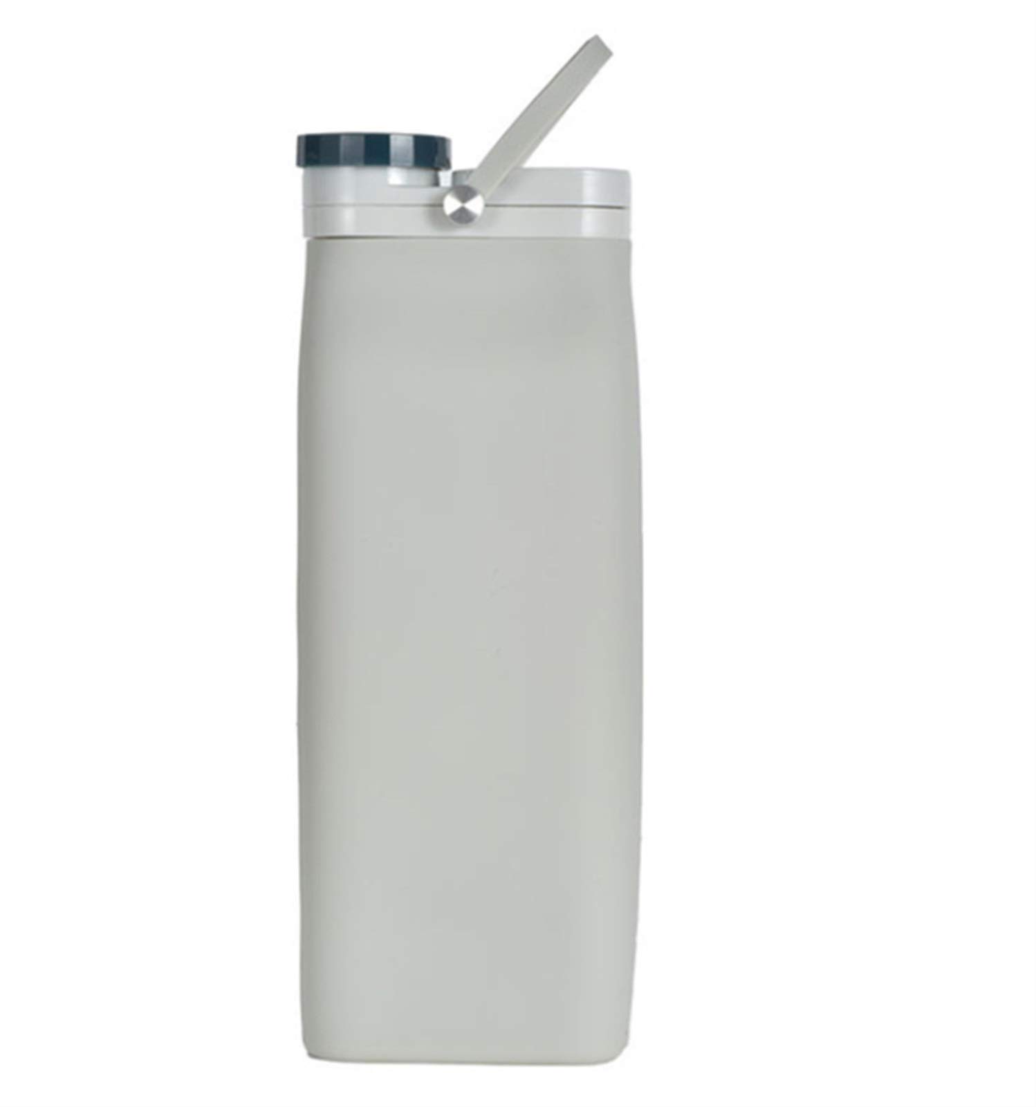 600 ml Faltbarer Silikon-Wasserbecher, tragbare Wasserflaschen für Outdoor-Sportreisen, große Kapazität, Milchflasche, zusammenklappbare Becher