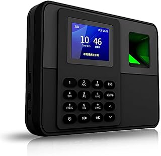 Attendance Machine Employee Time Clock ZK101 Time Clocks For Employees Punch Cards For Small Business Biometrics Time Card Machine Employee Attendance Record