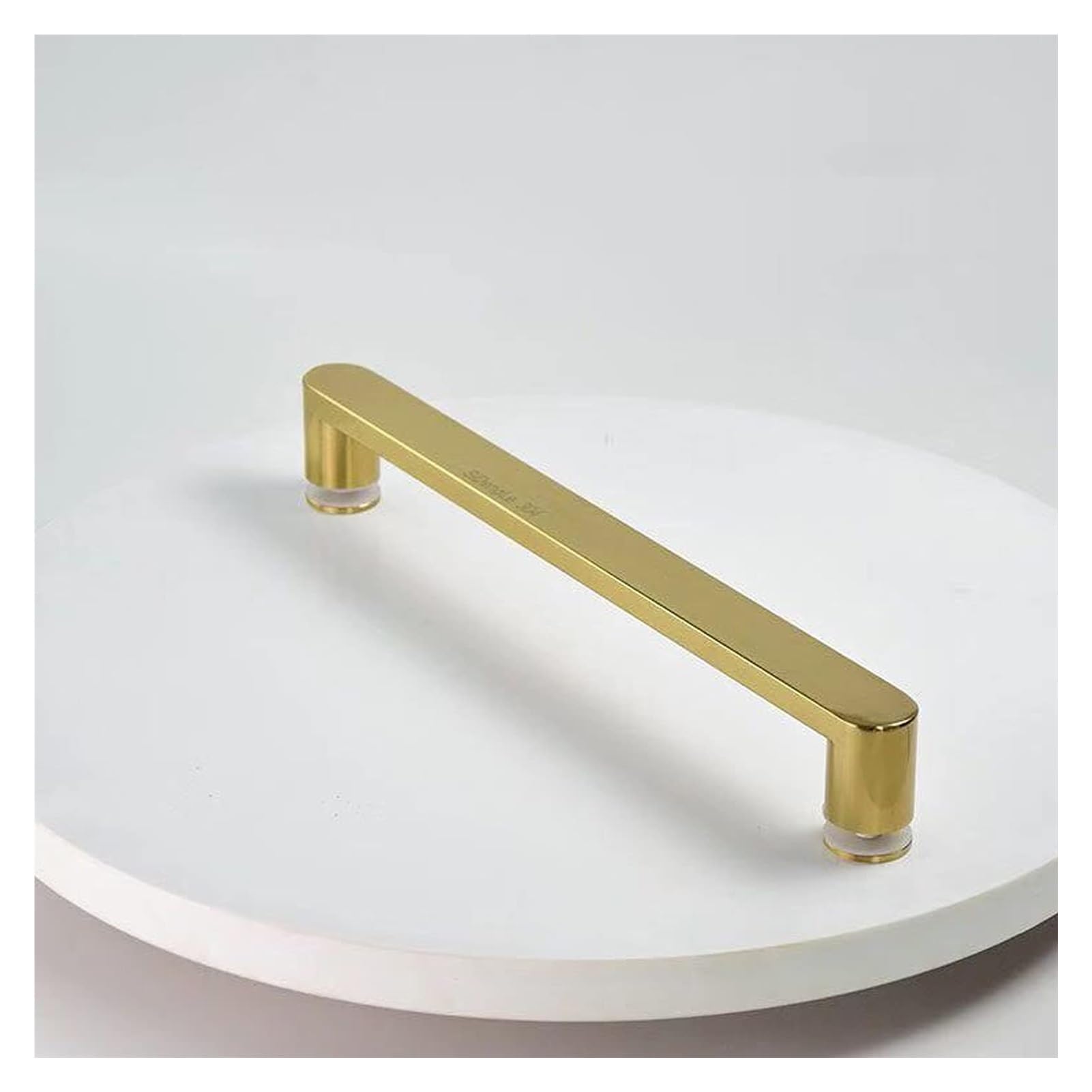 Poignée de douche inox dorée 300mm pour remplacer un tirage usé