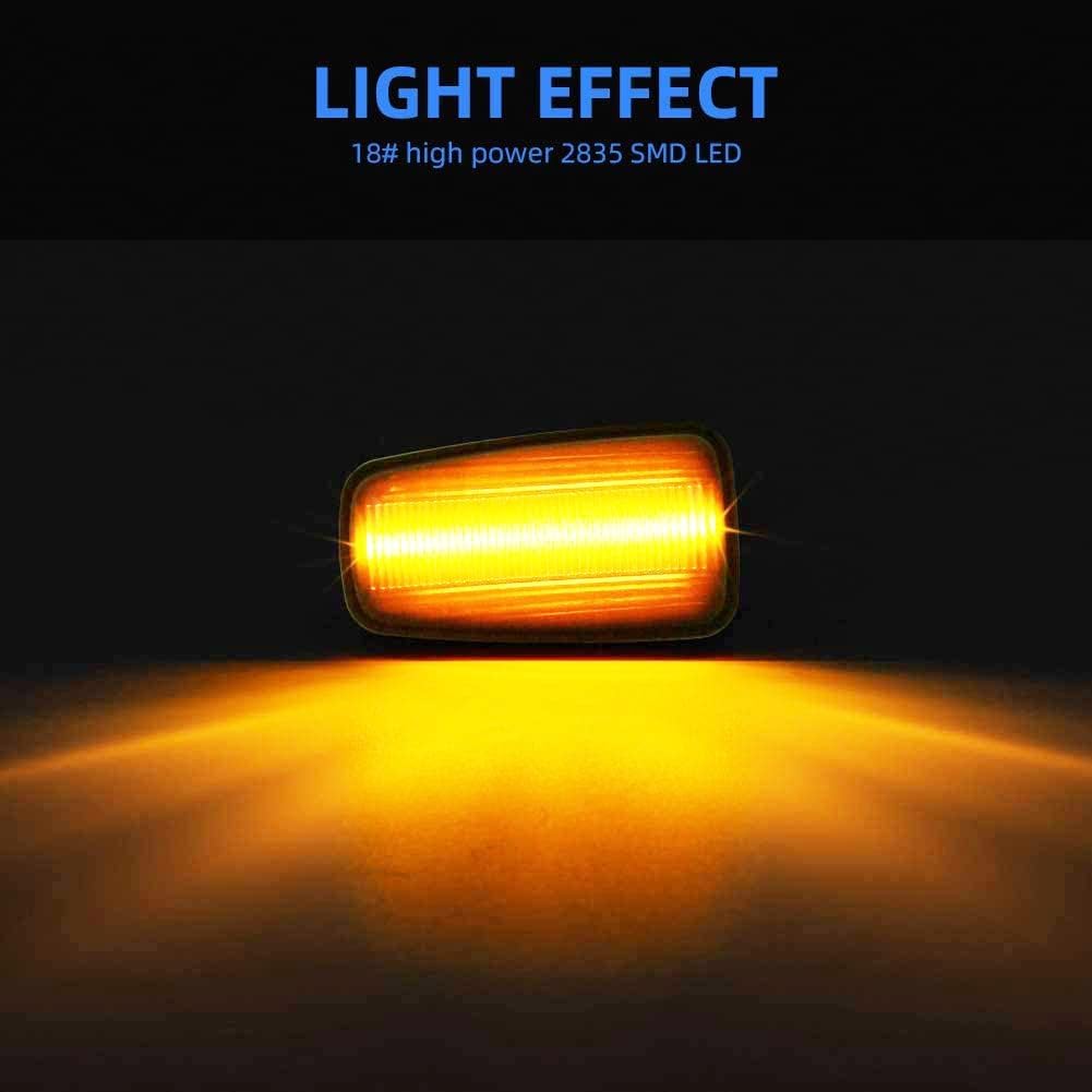 OZ-LAMPE LED Dynamic Indicator Lights for Peugeot 106 II 306 406