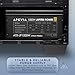 Apevia ATX-JP1000W PCIe 5.0 & ATX 3.0 Ready Jupiter 1000W 80+ Bronze Certified, Gen 5 12VHPWR Connector, Active PFC ATX Gaming Power Supply