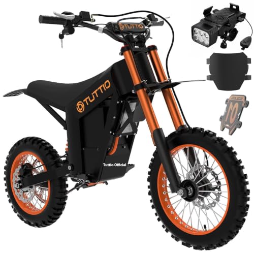 Tuttio Soleil01 Electric Dirt Bike, 40MPH E Dirt Bike for Ad...