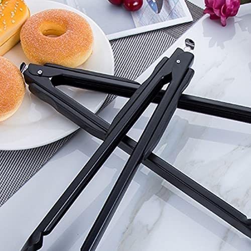 Lebensmittelzange, Kocheisen, Lebensmittelküche for Gebäck, Barbecue, Grillen, einfach und bequem zu reinigen, antihaftbeschichtet, Größe: 32,4 cm Zange