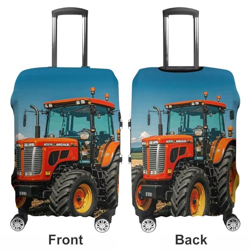 Travel Luggage Cover Elastic Suitcase Protector Anti-Scratch Washable Company Farm Tractors Luggage Sleeve Tsa Approved Carry on Covers Baggage Cover Fits 18-32 Inch Luggages3
