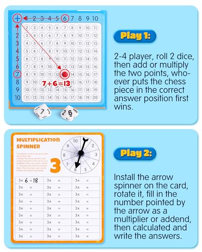 D-FantiX Magnetic Addition Multiplication Game Board miniatura 2