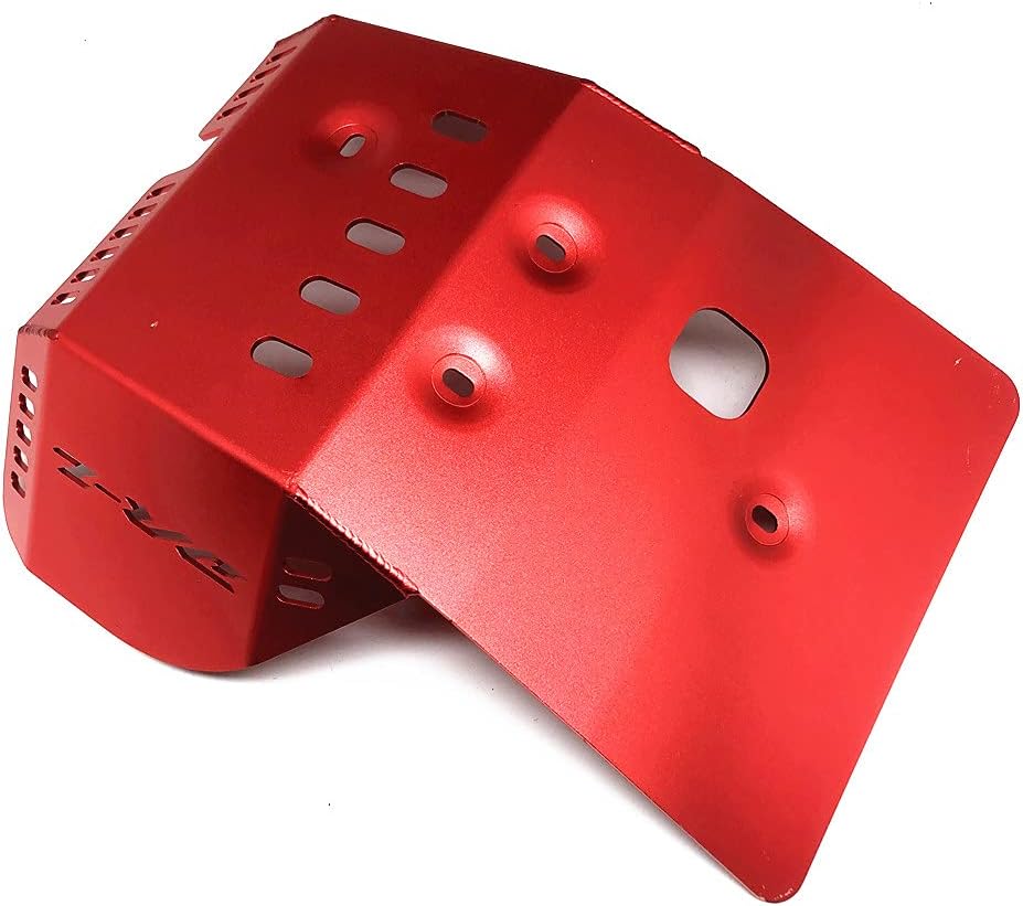 Front Skid Plate Engine Guard Cover Protector Compatible with Suzuki DR-Z DRZ 400SM / DR-Z DRZ 400E / DR-Z DRZ 400S 2005-2024 (Red)