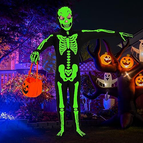 Faybox WSKL1001-S Skeleton Costume Glow In The Dark thumb #1