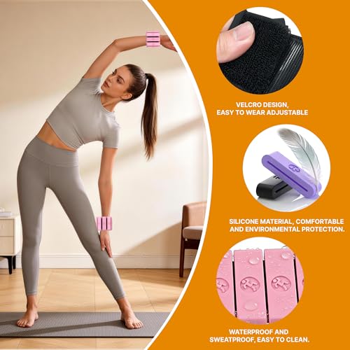 Poids de poignet réglable pour gym et tonification douce à la maison - 5