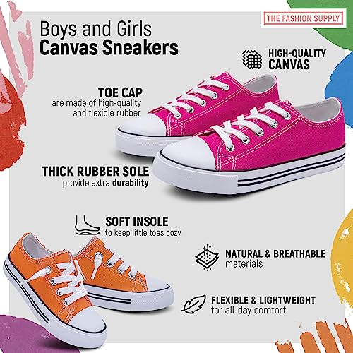 The Fashion Supply Toddler Canvas Shoes for Girls & Boys - Breathable & Comfortable Boys & Girls Canvas Shoes for Toddlers3