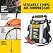 Stanley J5C09D 1200 Peak Amp Automotive Jump Starter, Portable Power – 2.1A/10W USB Port, 120 PSI Air Compressor