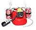 Beer and Soda Drinking Hard Hat Helmet – Hands Free Drinking Tool for every Occasion - Fun Drink Guzzler for Parties, Carnivals, BBQ’s, School, or College - One Size Fits Most