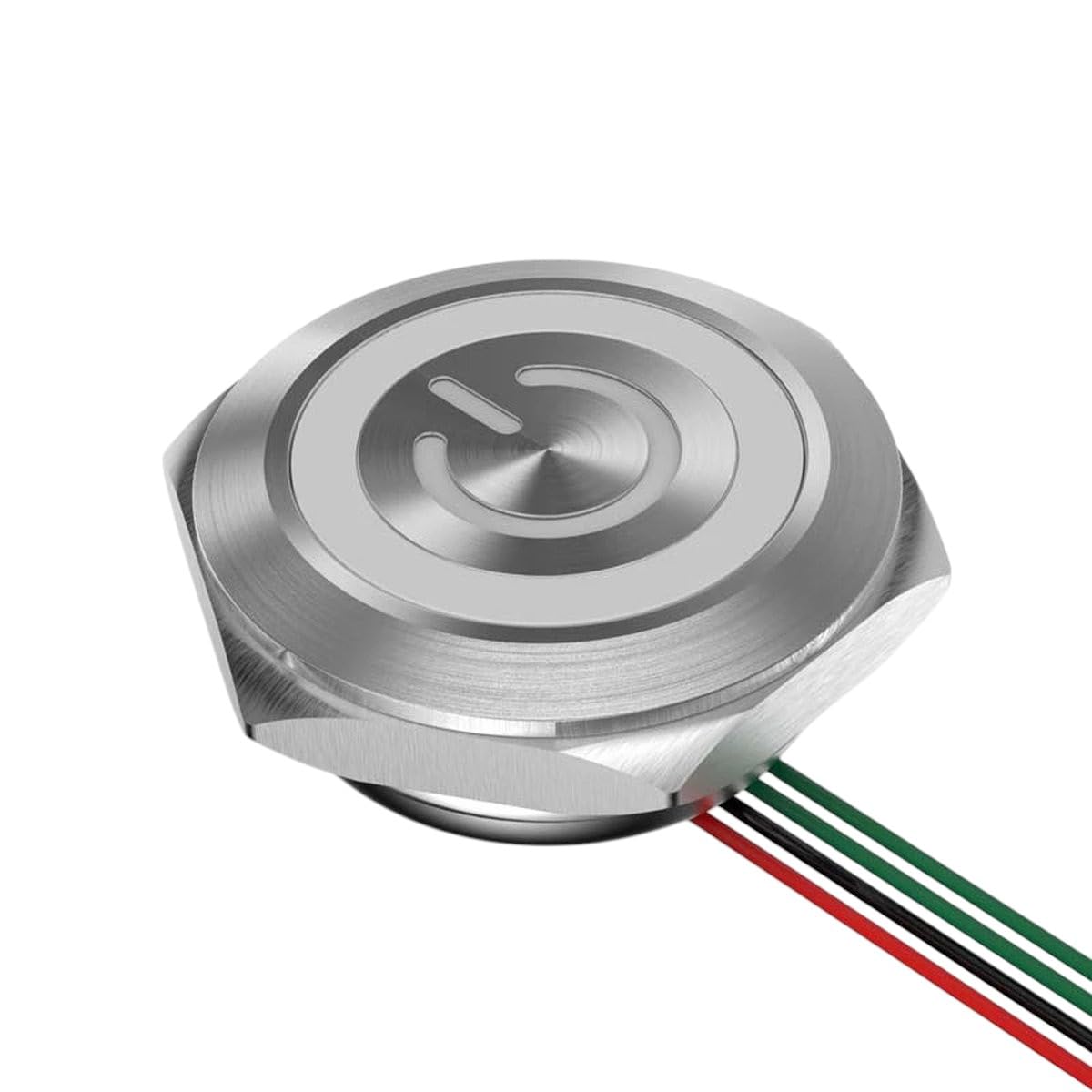 Botón de arranque instantáneo de acero inoxidable de 25 mm, 24 V, 819/22/25/30 mm, reinicio de interruptor de metal de acero inoxidable, normalmente abierto, nuevo 2025 alto para componentes