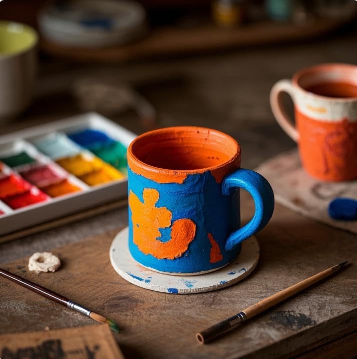 ZEHIQ Premium Air Dry Clay-2.2 lbs Natural White Pottery Clay for Wheel Throwing, Hand Building, Sculpting Molding | No Baking Required, Self-Hardening | Beginner & Professional Artist Supplies(White)