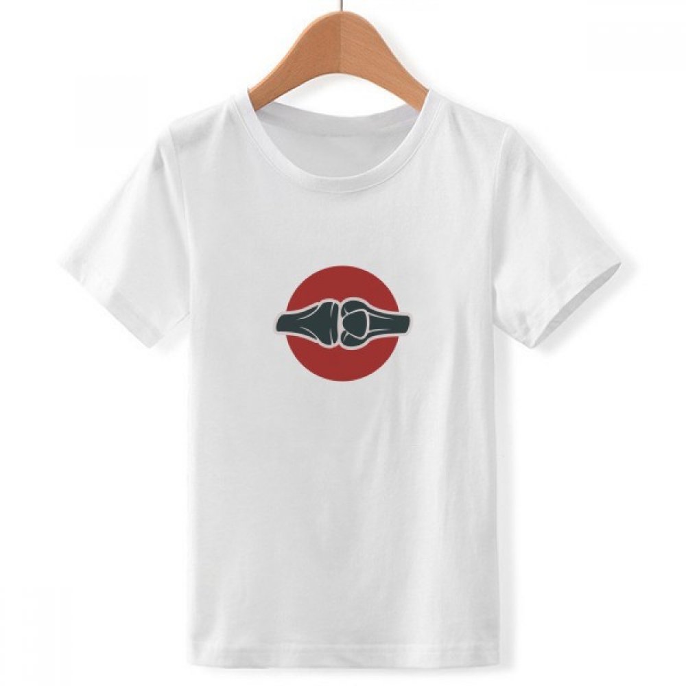 T-shirt imprimé jambe joints pour garçon passionné de sciences
