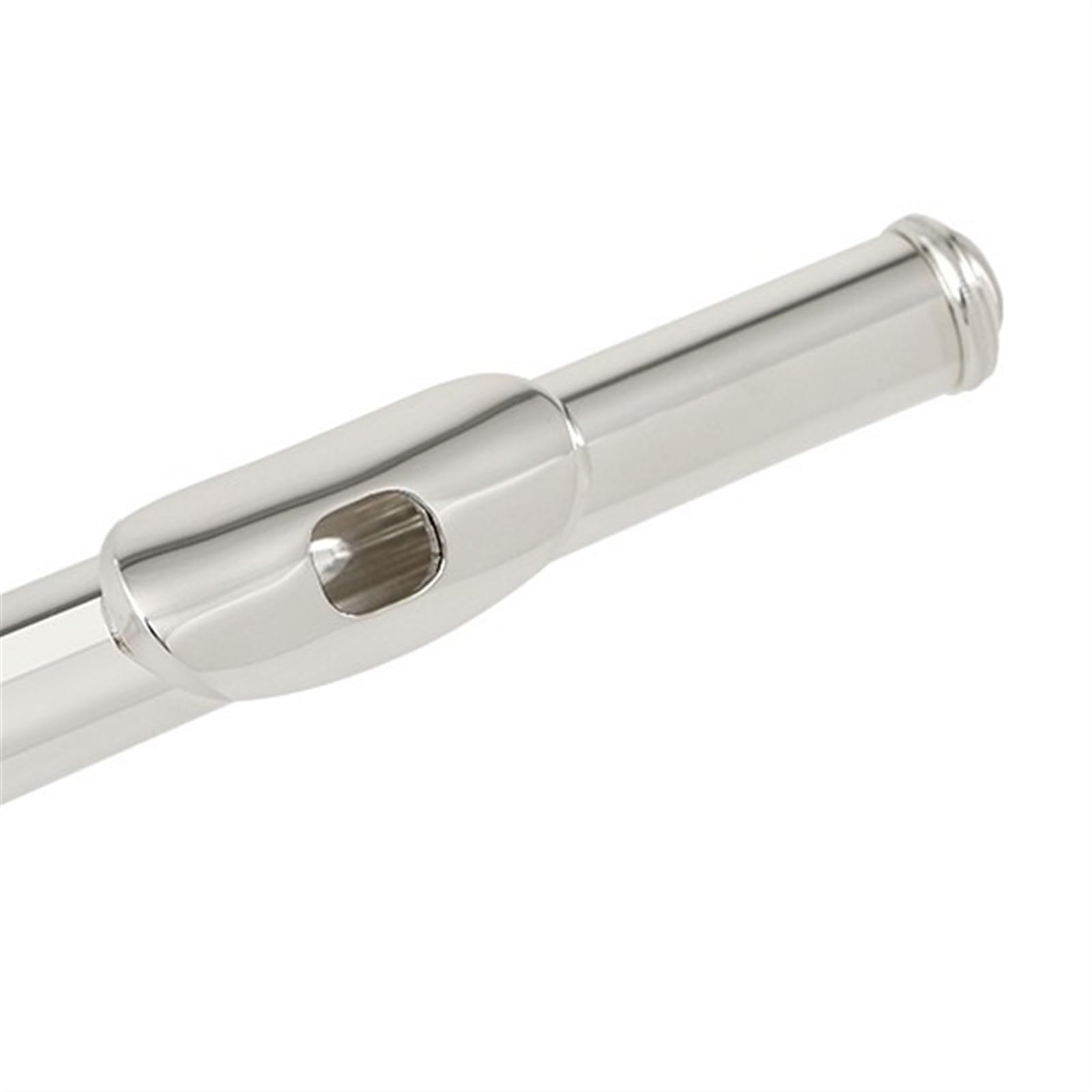 Flauta Transversal Flauta Estándar Para Principiantes Opción Plateada Abierta Y Cerrada Flauta Para Principiantes De Doble Propósito(16-hole)