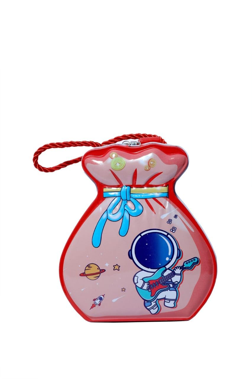 Money Bank Iron Piggy Bank for Kids Saving Box with Lock Key Metal Coin  Storage Money Bank Gift Pack of one (Astronaut) : Amazon.in: Toys & Games