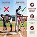 WIGERLON Baseball Caddy Softball Caddy，Pickleball Coddy Stand Tennis Balls Bucket Foldable and Portable, Easy to Install