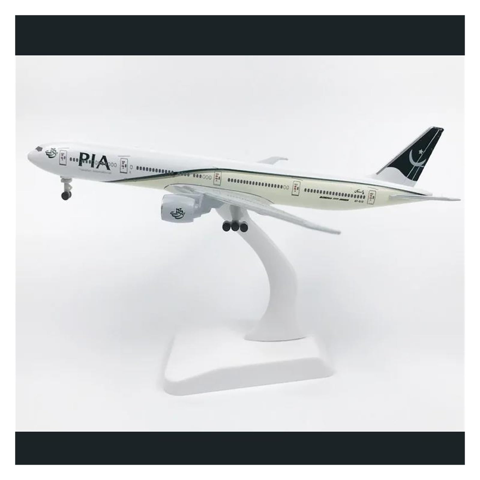 20CM dla B777 Pakistan Boeing 777 odlewany ciśnieniowo stop metalowy Model samolotu wykończona kolekcja pamiątek dekoracja zabawkowa Hobby zestaw gier