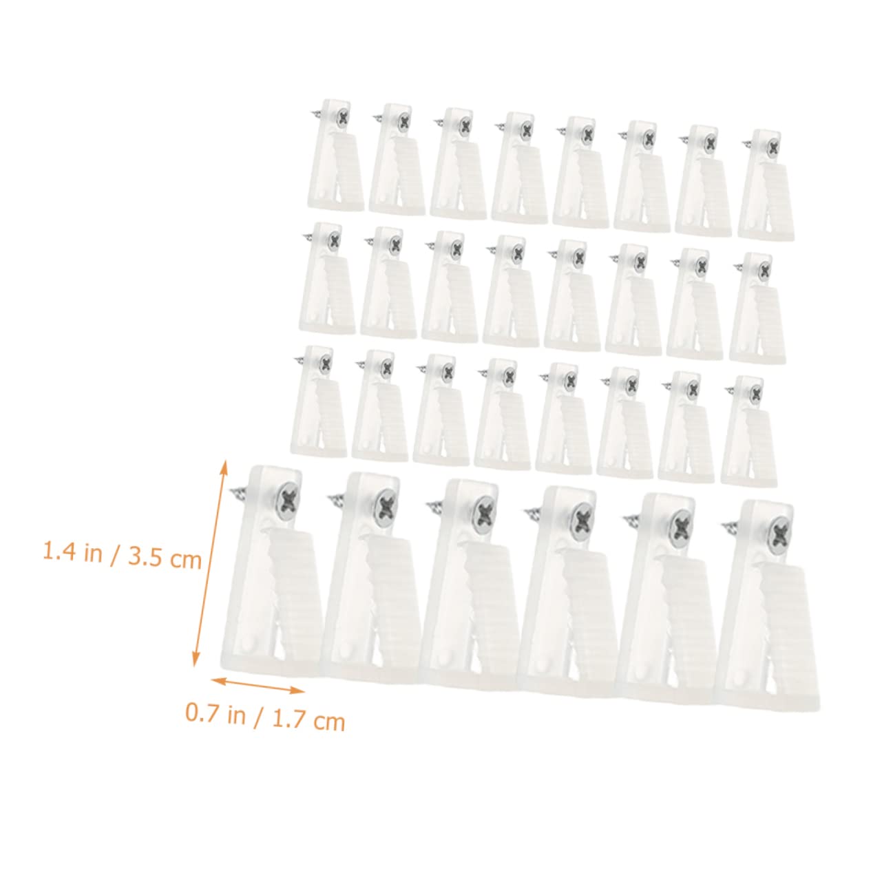 Cabilock 30pcs Led String Light Clips for Outdoor Lights for Christmas Decorations