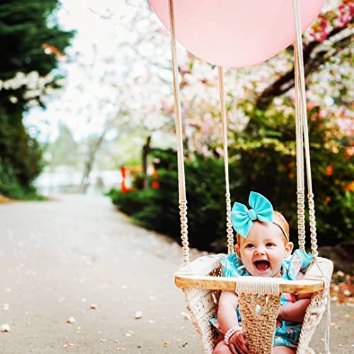 S.n.handicrafts Luxurious Boho Macrame Baby Swing Natural Rope Hammock For Baby Macrame Swing Chair For Baby Sn 55 One Size #TOP2