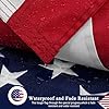 American Flag 10x15 Ft for Outside, Heavy Duty Nylon US Flags for High Wind Outdoor, Fade Resistant and Waterproof USA Flag with Embroidered Stars, Sewn Stripes, Brass Grommets #2