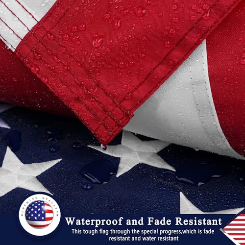 image for DANF FLAG American Flag 3x5 Ft for Outside, Heavy Duty Nylon US Flags 