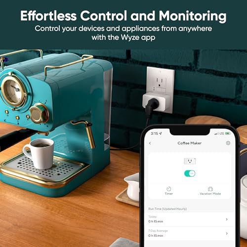 Image of Wyze Plug, 2.4GHz WiFi Smart Plug, Works with Alexa, Google Assistant, IFTTT, No Hub Required, Two-Pack, White