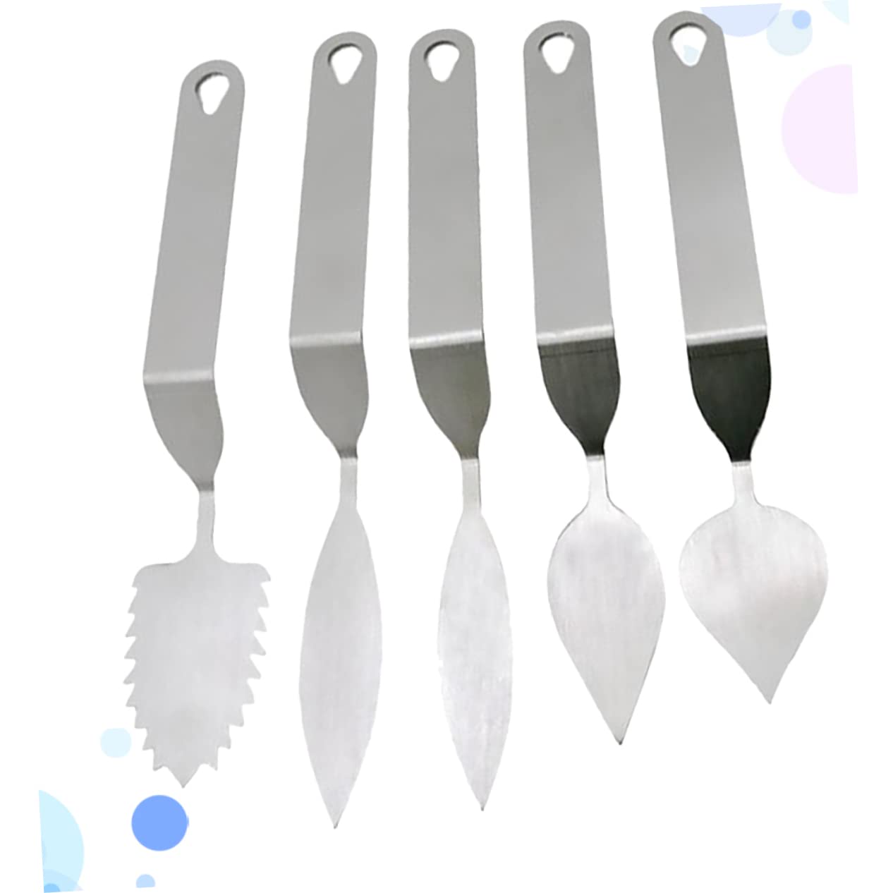 Set De 4 Spatules Lisseuses à Fondant Mikinona - Pour Décoration De Gâteaux, Pâte à Sucre, Crème
