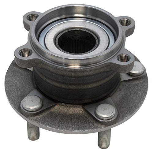 Image of TRQ Rear Driver and Passenger Side Wheel Bearing and Hub Assembly Set 2 Piece Compatible with 2013-2021 Mazda CX-5 AWD 2022-2023 CX-5
