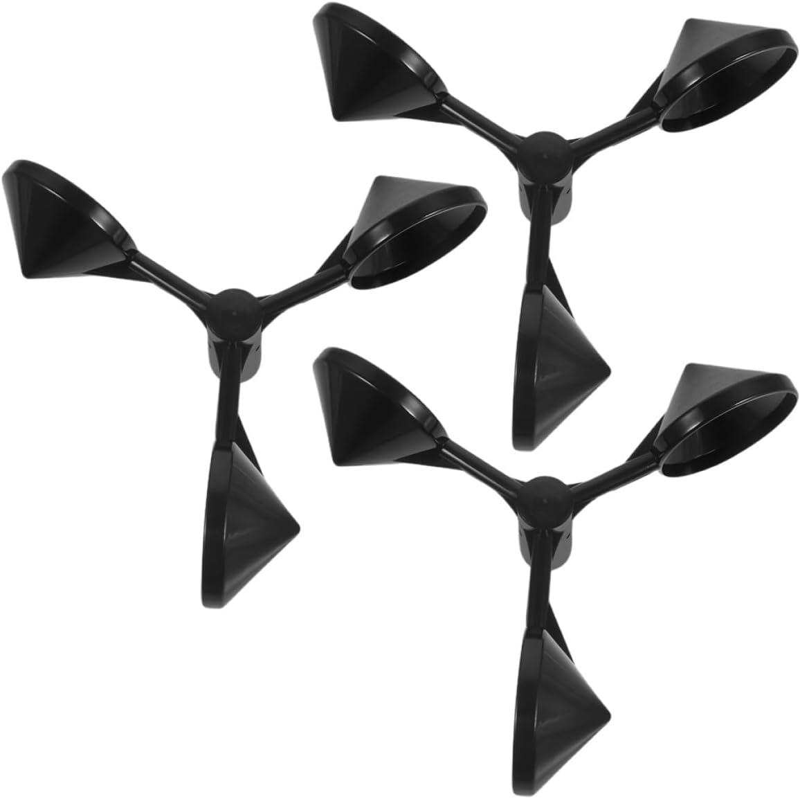 FOMIYES 3pcs Abs Wind Sensor Replacement Anemometer Cups Wind Measurement Parts Outdoor Speed Meter Accessories for Garden Weather Instruments