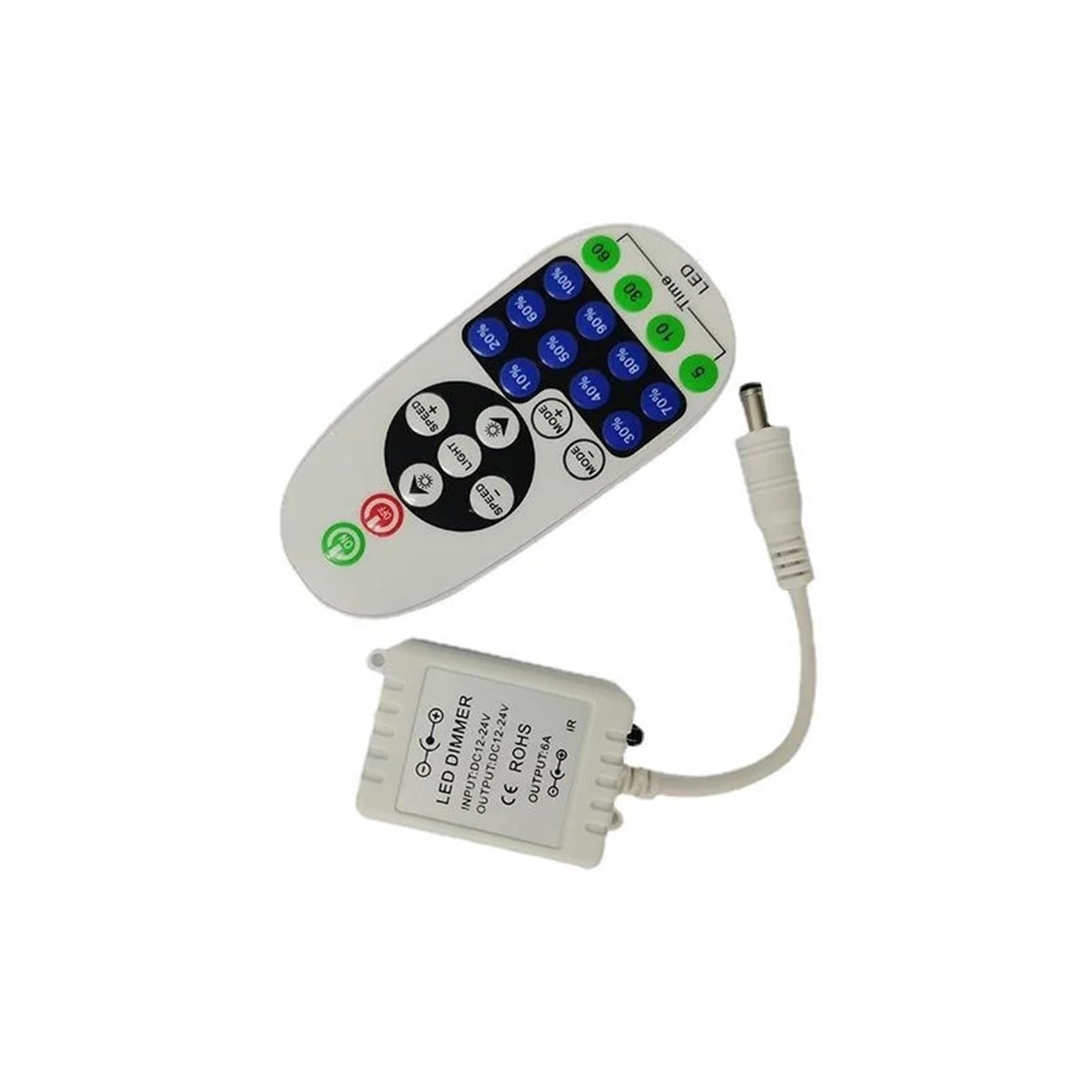 Variateur LED 70W DC12-24V avec kit télécommande 23 touches pour ruban monochrome - 5