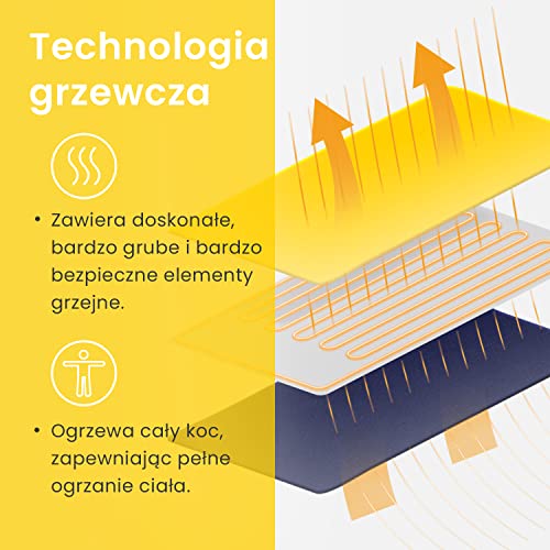 CosiHome Koc Elektryczny XXL, Duża Rozgrzewająca Mata Grzewcza, Podkładka rozgrzewająca pod Prześcieradło, z Wbudowanym Zabezpieczeniem przed Przegrzaniem, 9 Poziomów Temperatury, Różowy, 180 x 130 cm
