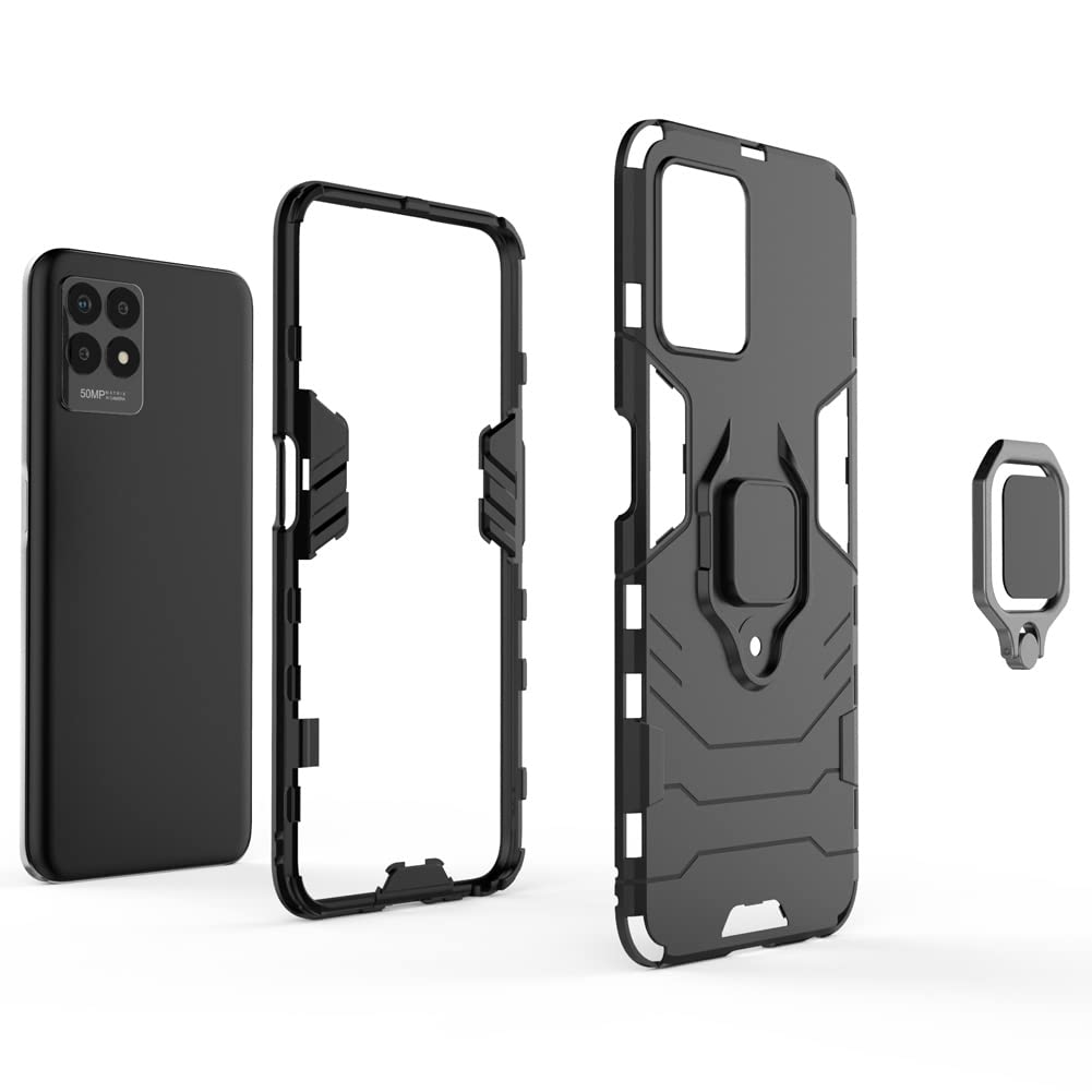 Custodia Soft Armor Per Realme 8i (6.6″) – TPU 1,5 Mm Con Angoli Rinforzati E Protezione Fotocamera