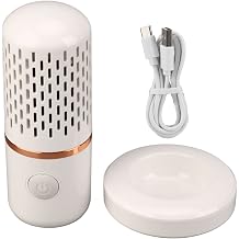 USB Wireless Food Purifier Washer, Vegetable and Fruit Cleaner Machine, Deeply Cleans racy Produce, Auto Capsule Portable Fruit Cleaner Device for Washing Seafood, Grain, Meat, TablewareWhite