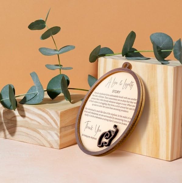 Best Friend Birthday Gifts for Women – Friendship Elephant Suncatcher with Story Card, Meaningful Friendship Gifts for Women, Birthday Gift for Best Friends, Sisters, Valentines Day Gifts for Friends - Image 6