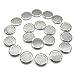 Produktbild EMOTREE 20er 65mm Lüftungsgitter Rund Kamin Luftgitter Edelstahl Silber Lüftung Gitter